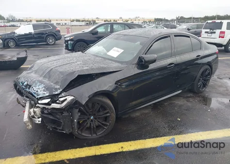 2021 BMW M5 z USA, uszkodzony, nr VIN WBS83CH07MCF87975
